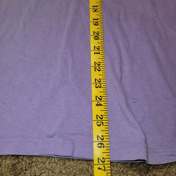 Unisex, Polo T-shirt, purple, size medium - Picture 3 of 7